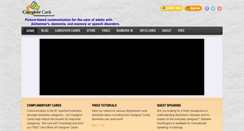 Desktop Screenshot of caregivercards.biz
